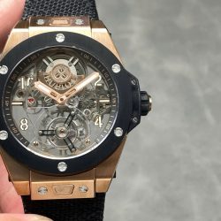 Đồng Hồ Hublot Big Bang Tourbillon Cơ Lộ Máy Skeleton Replica Cao Cấp 45mm (6)