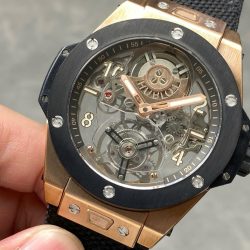 Đồng Hồ Hublot Big Bang Tourbillon Cơ Lộ Máy Skeleton Replica Cao Cấp 45mm (6)