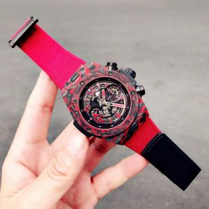 Đồng Hồ Hublot Big Bang Unico Red Carbon Replica Cao Cấp Nhất 45mm (5)