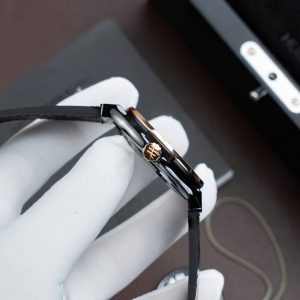 Đồng Hồ Hublot Classic Fusion Ceramic King Gold Replica 11 Máy SW300 Dây Cao Su Bọc Da 42mm (2)