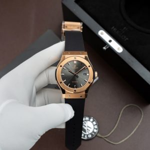 Đồng Hồ Hublot Classic Fusion King Gold Chế Tác Mặt Xám Máy SW300 Thuỵ Sỹ 42mm (2)
