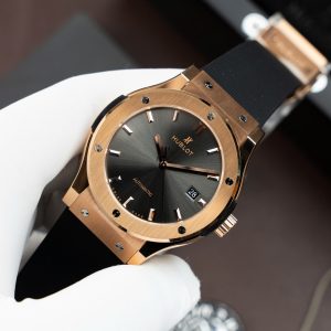 Đồng Hồ Hublot Classic Fusion King Gold Chế Tác Mặt Xám Máy SW300 Thuỵ Sỹ 42mm (2)
