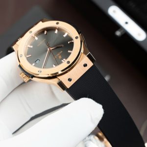 Đồng Hồ Hublot Classic Fusion King Gold Chế Tác Mặt Xám Máy SW300 Thuỵ Sỹ 42mm (2)