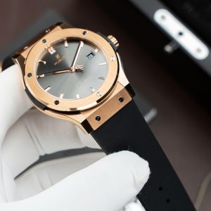 Đồng Hồ Hublot Classic Fusion King Gold Chế Tác Mặt Xám Máy SW300 Thuỵ Sỹ 42mm (2)