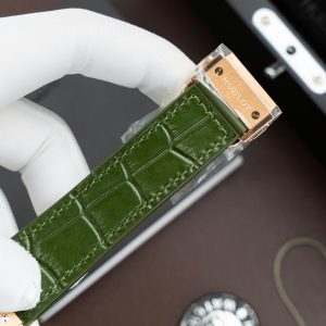 Đồng Hồ Hublot Classic Fusion King Gold Chế Tác Màu Xanh Lá Cây Máy SW300 Thuỵ Sỹ 42mm (2)