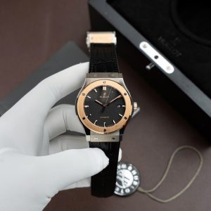 Đồng Hồ Hublot Classic Fusion Titanium King Gold Rep 11 Máy SW300 Dây Da Cá Sấu 42mm (2)