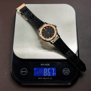 Đồng Hồ Hublot Classic Fusion Titanium King Gold Rep 11 Máy SW300 Dây Da Cá Sấu 42mm (2)