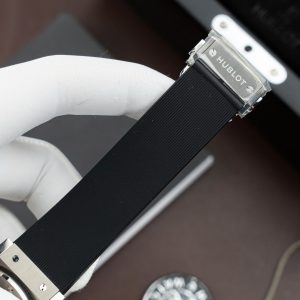 Đồng Hồ Hublot Classic Fusion Titanium Màu Đen Replica 11 Máy SW300 Dây Cao Su 42mm (2)