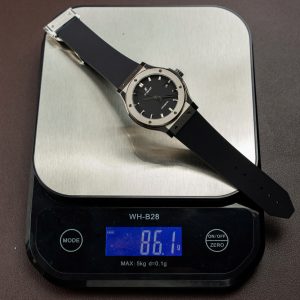 Đồng Hồ Hublot Classic Fusion Titanium Màu Đen Replica 11 Máy SW300 Dây Cao Su 42mm (2)