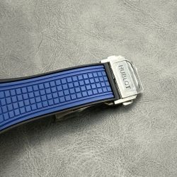 Đồng Hồ Hublot Nam Rep 11 Square Bang Unico Titanium Màu Xanh Dương Xưởng BBF 42mm (1)