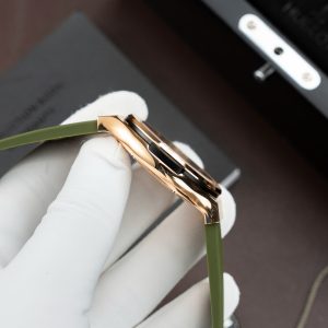 Đồng Hồ Hublot Rep 11 Classic Fusion King Gold Màu Xanh Lá Cây Máy SW300 Thuỵ Sỹ Dây Cao Su 42mm (2)