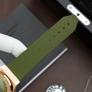 Đồng Hồ Hublot Rep 11 Classic Fusion King Gold Màu Xanh Lá Cây Máy SW300 Thuỵ Sỹ Dây Cao Su 42mm (2)