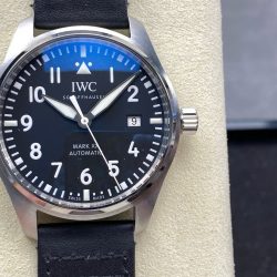 Đồng Hồ IWC Schaffhausen Pilot's Mark XX Mặt Số Đen Replica Xưởng ZM 40mm (1)