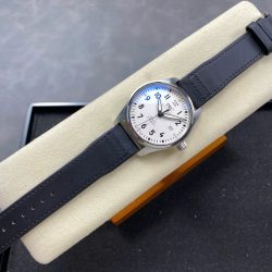 Đồng Hồ IWC Schaffhausen Pilot's Mark XX Mặt Số Trắng Replica Xưởng ZM 40mm (4)
