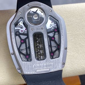 Đồng Hồ Jaboc & Co Bugatti Replica Cao Cấp Dây Cao Su Màu Đen 52x48mm