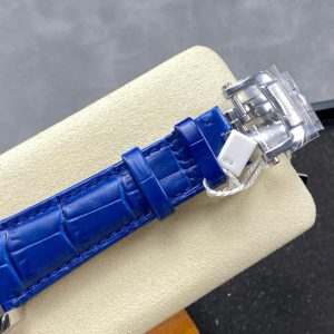 Đồng Hồ Jacob & Co Gấu Trúc Replica Cao Cấp Nhất Dây Da Màu Xanh 50mm (1)