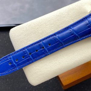 Đồng Hồ Jacob & Co Gấu Trúc Replica Cao Cấp Nhất Dây Da Màu Xanh 50mm (1)