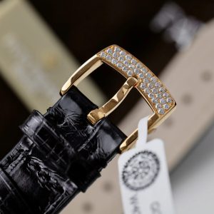 Đồng Hồ Nữ Chopard Happy Sport 274809 Chế Tác Bọc Vàng Thật + Đính Kim Cương Moissanite 36mm (2)