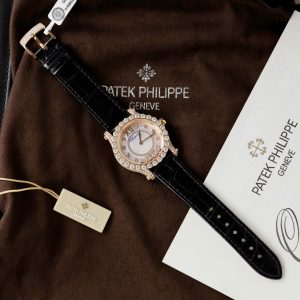 Đồng Hồ Nữ Chopard Happy Sport 274809 Chế Tác Bọc Vàng Thật + Đính Kim Cương Moissanite 36mm (2)