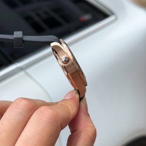 Đồng Hồ Omega Seamaster Diver 300M Sedna Replica 11 Mạ Vàng Hồng Mặt Đen 42mm (2)