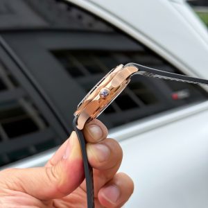 Đồng Hồ Omega Seamaster Diver 300M Sedna Replica 11 Mạ Vàng Hồng Mặt Đen 42mm (2)