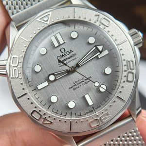 Đồng Hồ Omega Seamaster Diver 300m Replica 11 Màu Xám Xưởng VS 42mm (2)