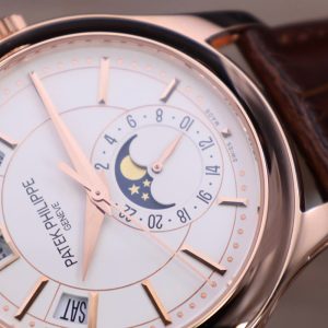 Đồng Hồ Patek Philippe 5205R Bọc Vàng Hồng 18K Replica 11 Cao Cấp Nhất 40mm (1)
