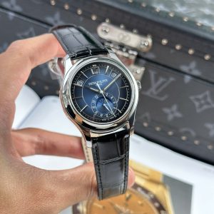 Đồng Hồ Patek Philippe Complications 5205G Mặt Số Xanh Dương Replica 11 40mm (3)