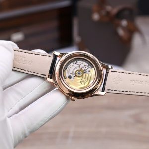 Đồng Hồ Patek Philippe Complications 5205R Mặt Đen Chế Tác Bọc Vàng Thật 40mm (1)