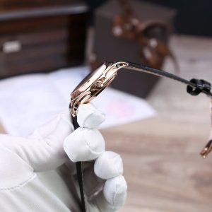 Đồng Hồ Patek Philippe Complications 5205R Mặt Đen Chế Tác Bọc Vàng Thật 40mm (1)