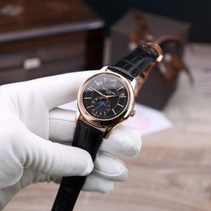 Đồng Hồ Patek Philippe Complications 5205R Mặt Đen Chế Tác Bọc Vàng Thật 40mm (1)