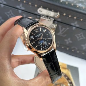 Đồng Hồ Patek Philippe Complications 5205R Mặt Đen Rep 11 Cao Cấp Nhất 40mm (9)