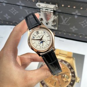 Đồng Hồ Patek Philippe Complications 5205R Mặt Trắng Rep 11 Cao Cấp Nhất 40mm (10)