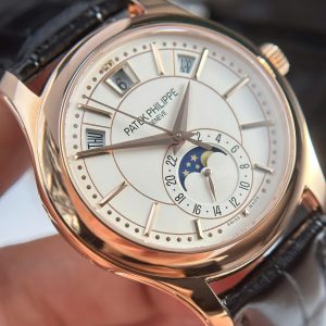 Đồng Hồ Patek Philippe Complications 5205R Mặt Trắng Rep 11 Cao Cấp Nhất 40mm (10)