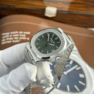 Đồng Hồ Patek Philippe Nautilus 5711 Tuỳ Chỉnh Full Options Like Auth Mặt Xanh Green 40mm