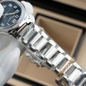 Đồng Hồ Patek Philippe Twenty 4 7300 Replica 11 Mặt Xanh Blue Dây Kim Loại 36mm (2)