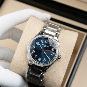 Đồng Hồ Patek Philippe Twenty 4 7300 Replica 11 Mặt Xanh Blue Dây Kim Loại 36mm (2)