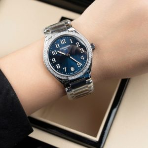Đồng Hồ Patek Philippe Twenty 4 7300 Replica 11 Mặt Xanh Blue Dây Kim Loại 36mm (2)