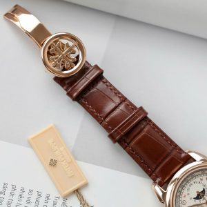 Đồng Hồ Patek Phillipe Replica 11 Perpetal Calendar 5270 Mặt Trắng Dây Da 41mm (2)