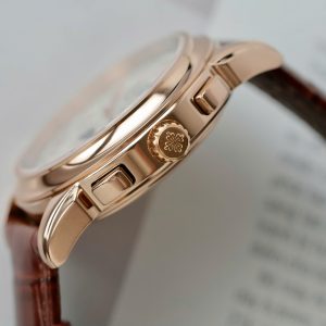 Đồng Hồ Patek Phillipe Replica 11 Perpetal Calendar 5270 Mặt Trắng Dây Da 41mm (2)