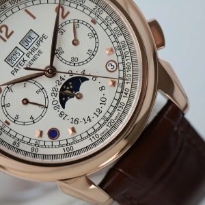 Đồng Hồ Patek Phillipe Replica 11 Perpetal Calendar 5270 Mặt Trắng Dây Da 41mm (2)