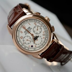 Đồng Hồ Patek Phillipe Replica 11 Perpetal Calendar 5270 Mặt Trắng Dây Da 41mm (2)