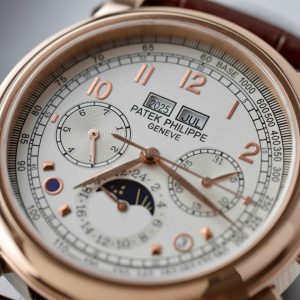 Đồng Hồ Patek Phillipe Replica 11 Perpetal Calendar 5270 Mặt Trắng Dây Da 41mm (2)