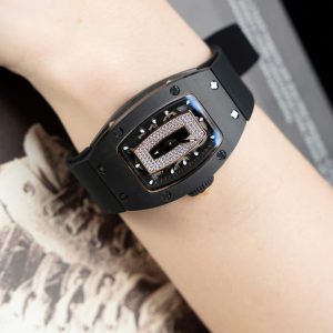 Đồng Hồ Richard Mille Fake 11 RM07-01 Vỏ Gốm Đen 36mm (2)