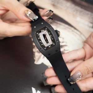 Đồng Hồ Richard Mille Fake 11 RM07-01 Vỏ Gốm Đen 36mm (2)