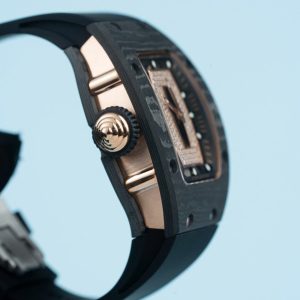 Đồng Hồ Richard Mille RM07-01 Fake 11 Vỏ Carbon Dây Cao Su Đen 36mm (1)