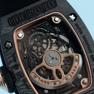 Đồng Hồ Richard Mille RM07-01 Fake 11 Vỏ Carbon Dây Cao Su Đen 36mm (1)