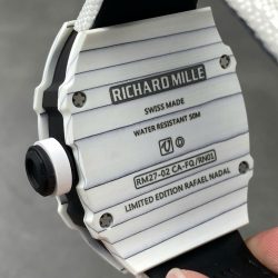 Đồng Hồ Richard Mille RM27-02 Rafael Nadal Tourbillon Chế Tác Carbon Trắng 40x48mm (3)