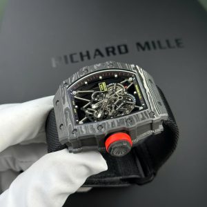 Đồng Hồ Richard Mille RM35-01 Replica 11 Cao Cấp Vỏ Carbon Dây Vải Nato (6)