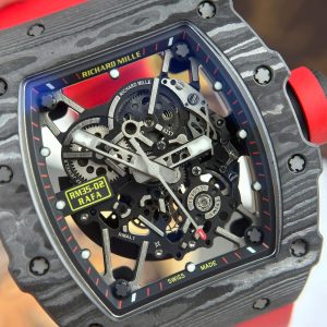 Đồng Hồ Richard Mille RM35-02 Rafael Nadal Replica 11 Màu Đỏ Vỏ Carbon Xưởng ZF 44mm (2)